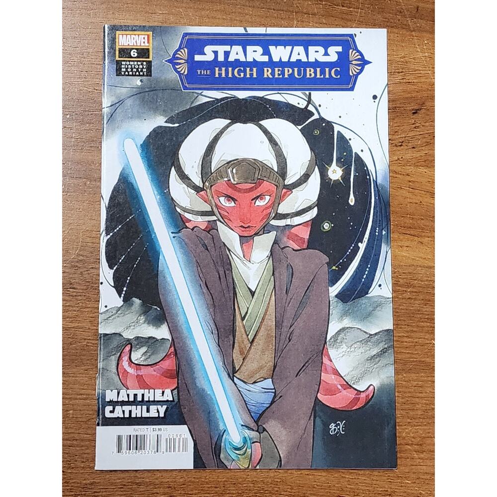 Marvel Star Wars The High Republic #6 Women's History Month Peach Momoko Variant